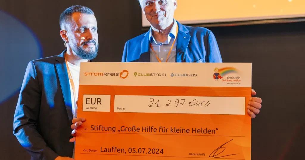 Spenden an Große Hilfe für kleine Helden Heilbronn