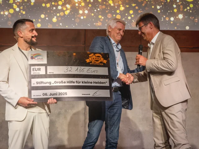 Spenden an Große Hilfe für kleine Helden Heilbronn