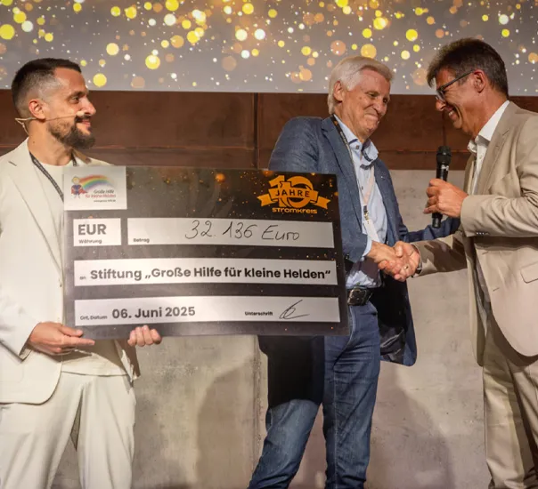 Spenden an Große Hilfe für kleine Helden Heilbronn